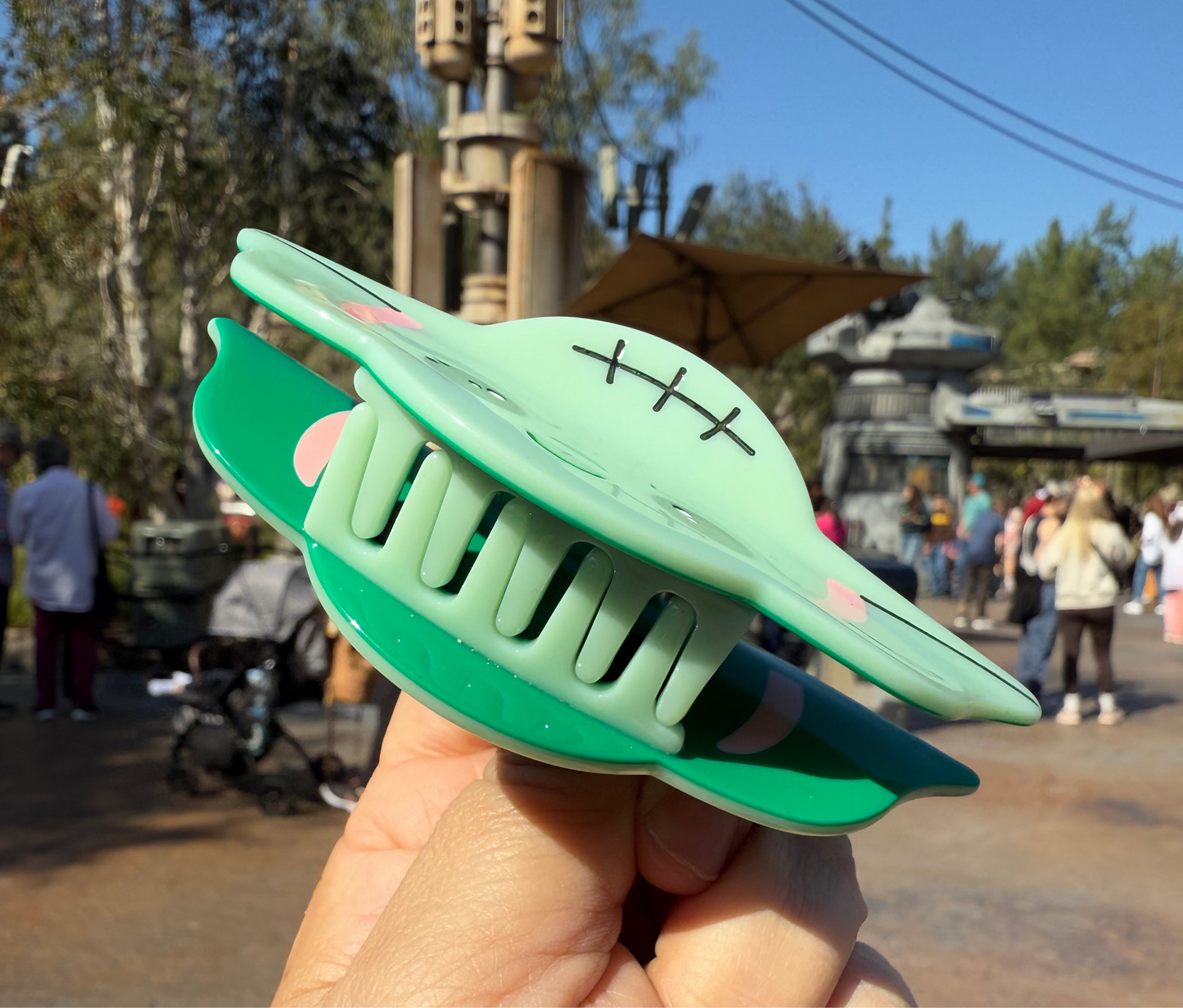Baby Yo-da  Claw Clip