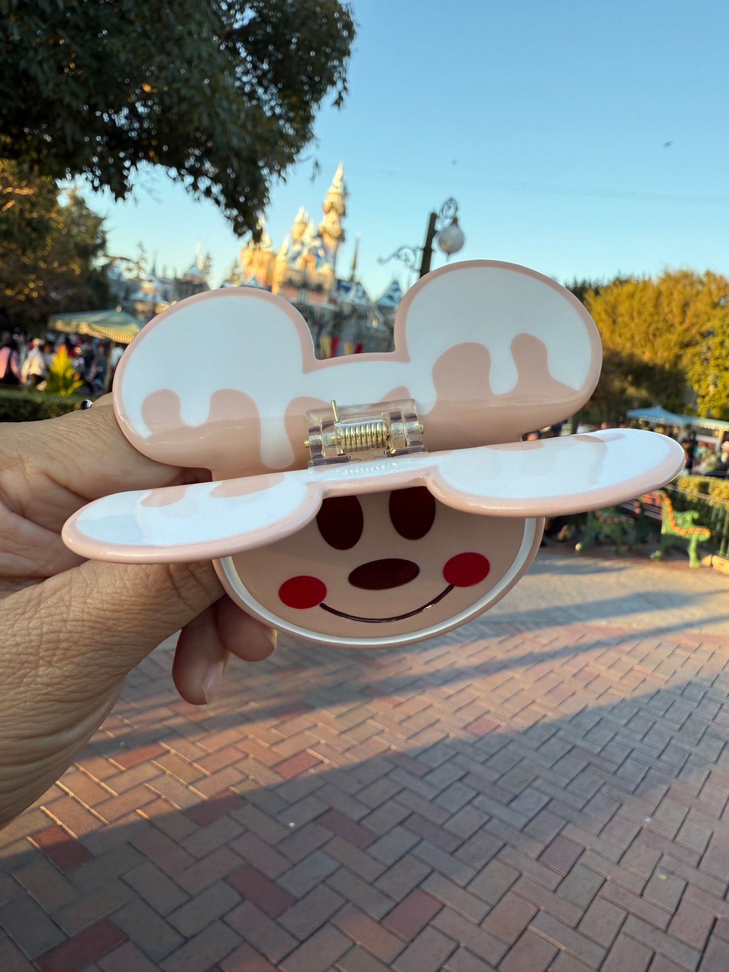 Mouse Gingerbread Claw Clip