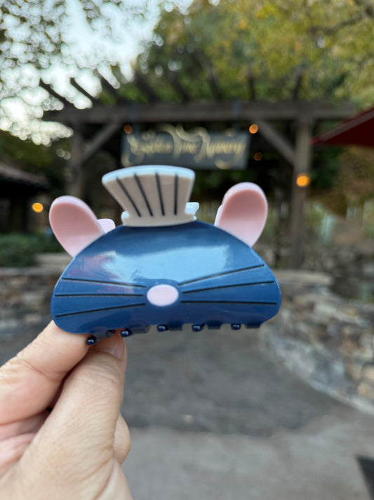 Remi the Chef Rat Inspired Hair Clip, Mickey Pumpkin, Translucent Clip, Halloween, Gifts for Her, Minimalist Style, Spederman, ratatouille
