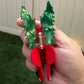Mickey Santa Red Truck Claw Clip