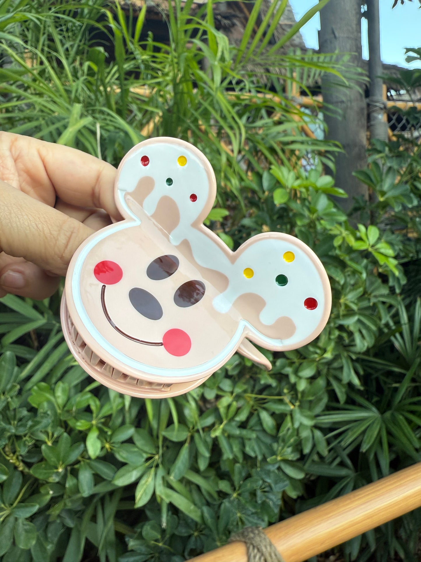 Mouse Gingerbread Claw Clip