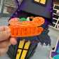 Pumpkin Mickey Hair Clip