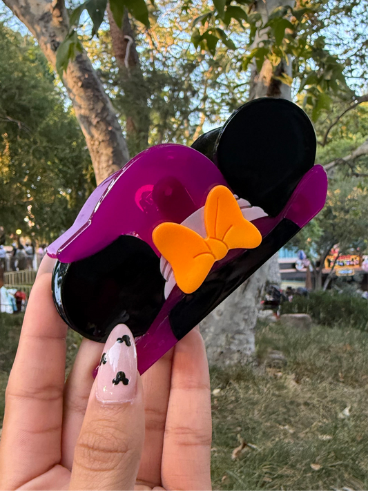Minnie Witch Hat Hair Claw Clip