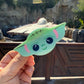 Baby Yo-da  Claw Clip