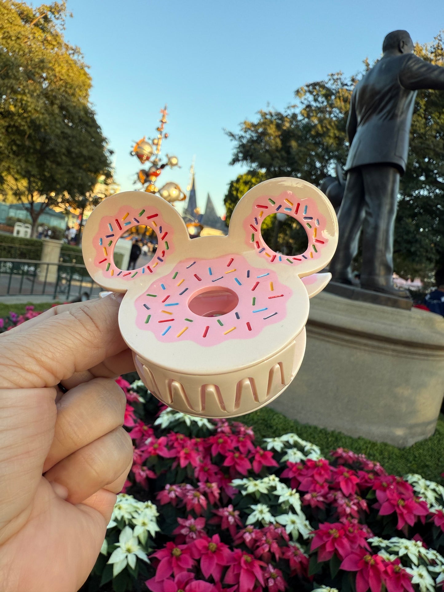 Donut Mouse Claw Clip