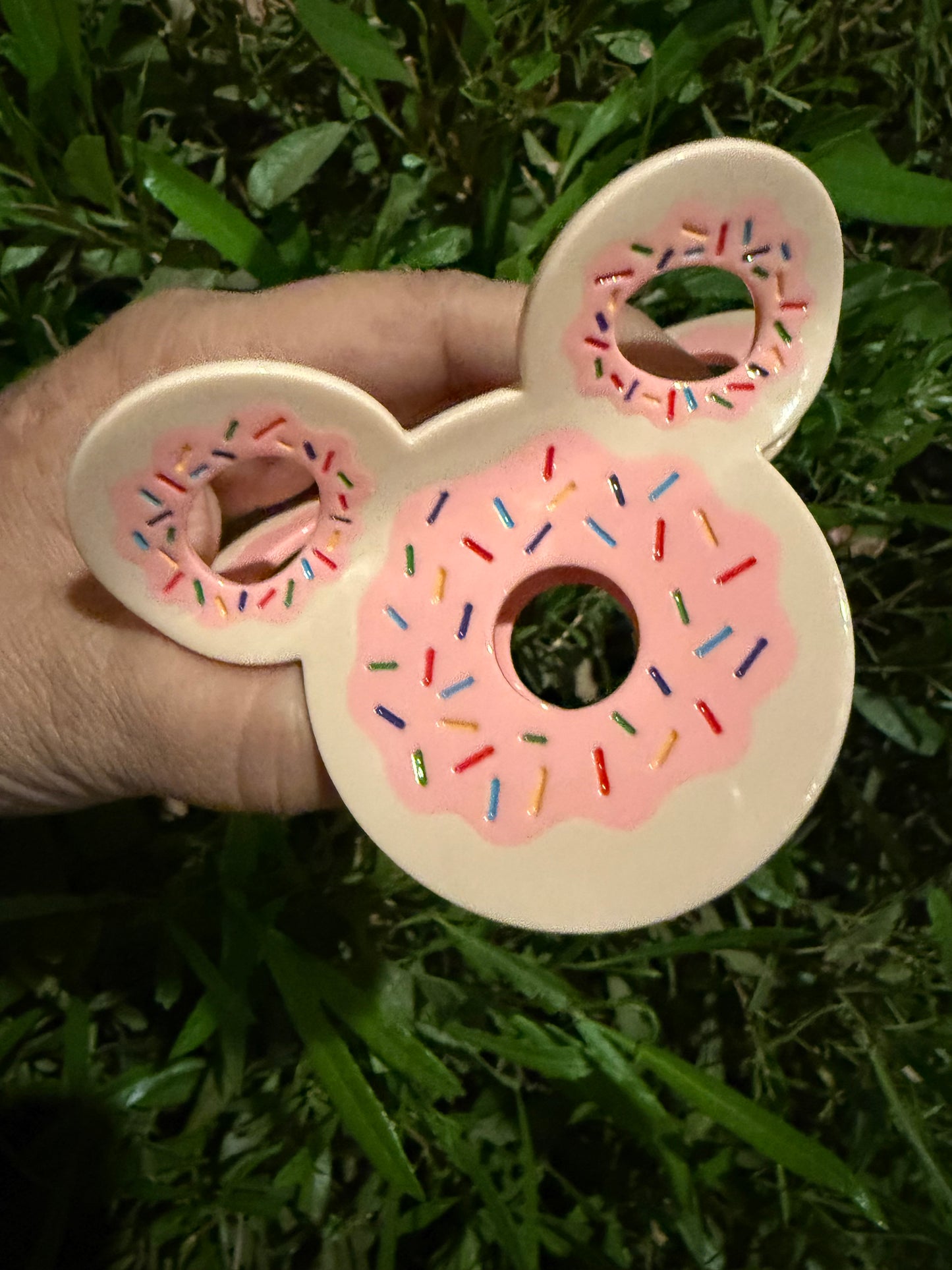 Donut Mouse Claw Clip