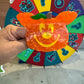 Pumpkin Mickey Hair Clip
