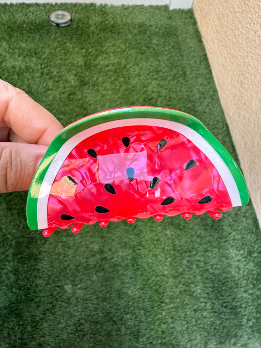 Watermelon Claw Clip