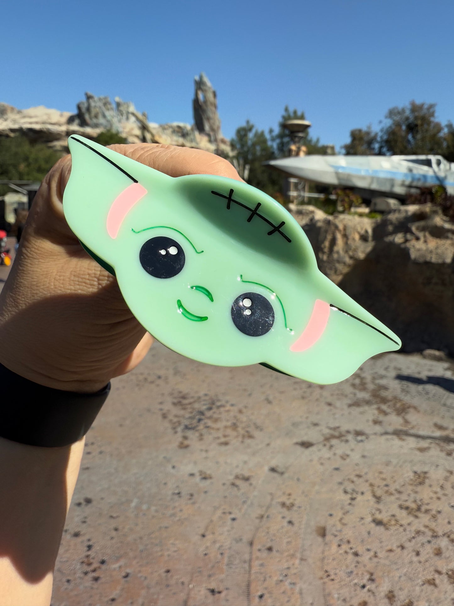 Baby Yo-da  Claw Clip