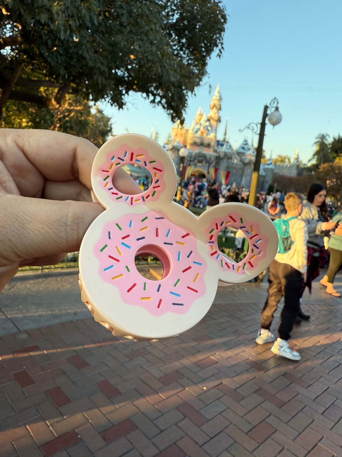 Donut Mouse Claw Clip