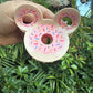 Mickey Donut Claw Clip