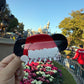 Mickey Santa Hat Hair Claw Clip