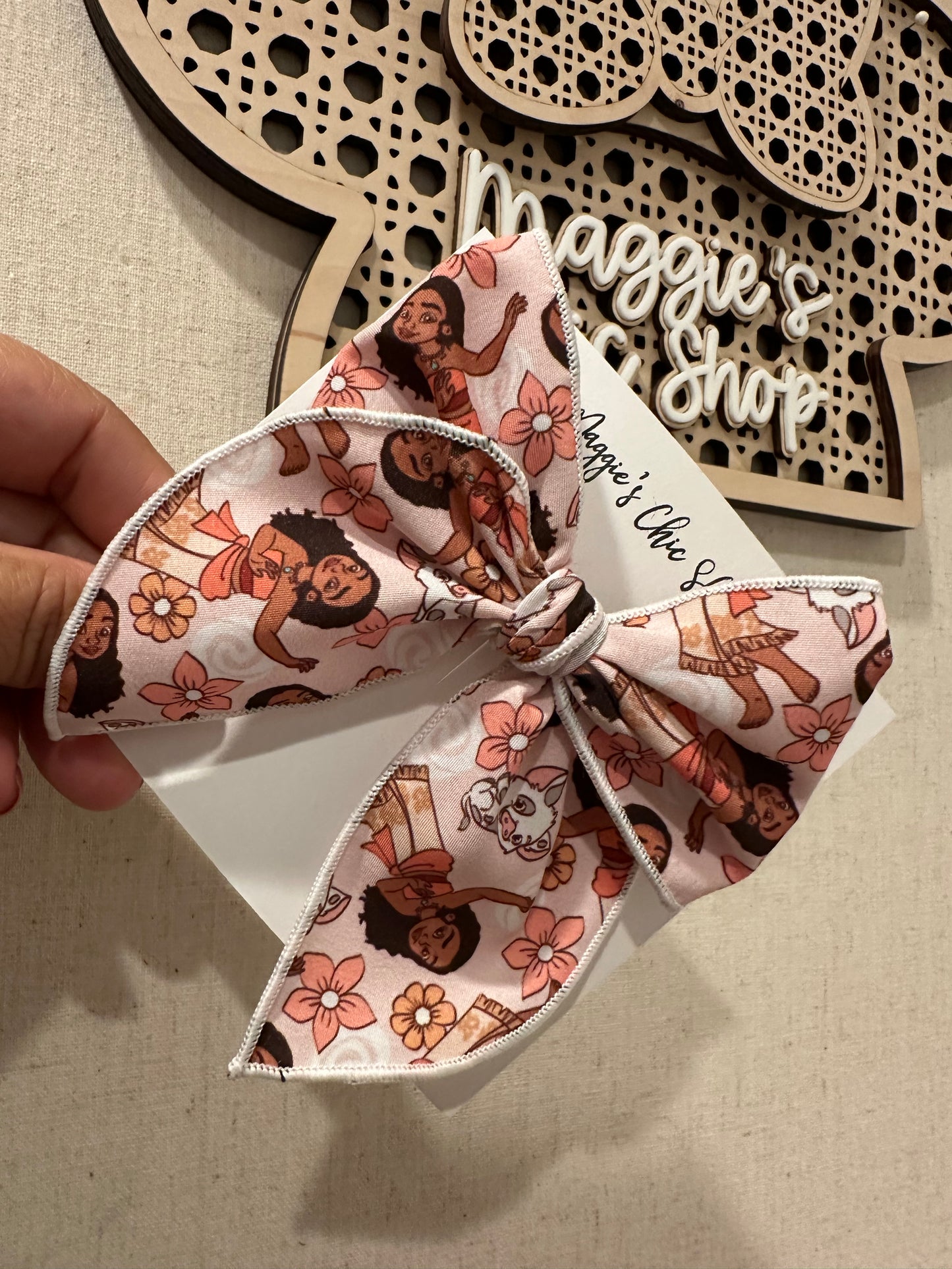 Moana Hair Bow