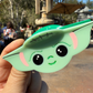 Baby Yo-da  Claw Clip