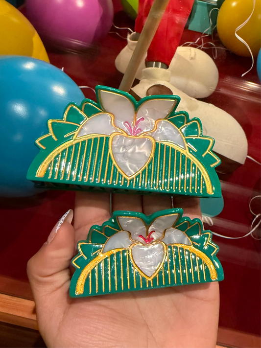 Large Mulan Magnolia Claw Clip
