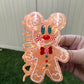 Gingerbread Mickey Claw Clip