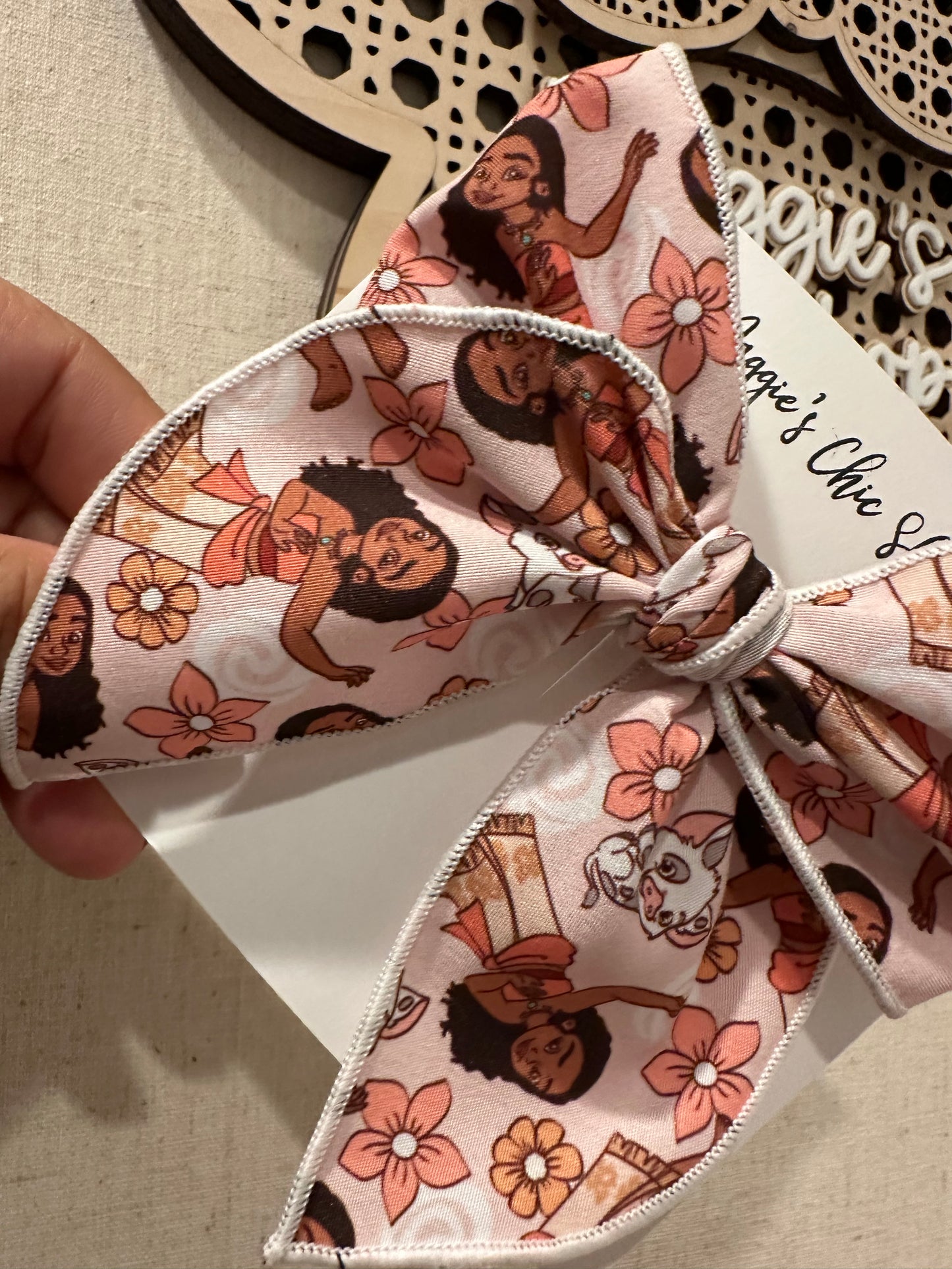 Moana Hair Bow