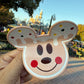 Mickey Gingerbread Claw Clip