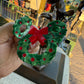 Mickey Mouse Wreath Claw Clip