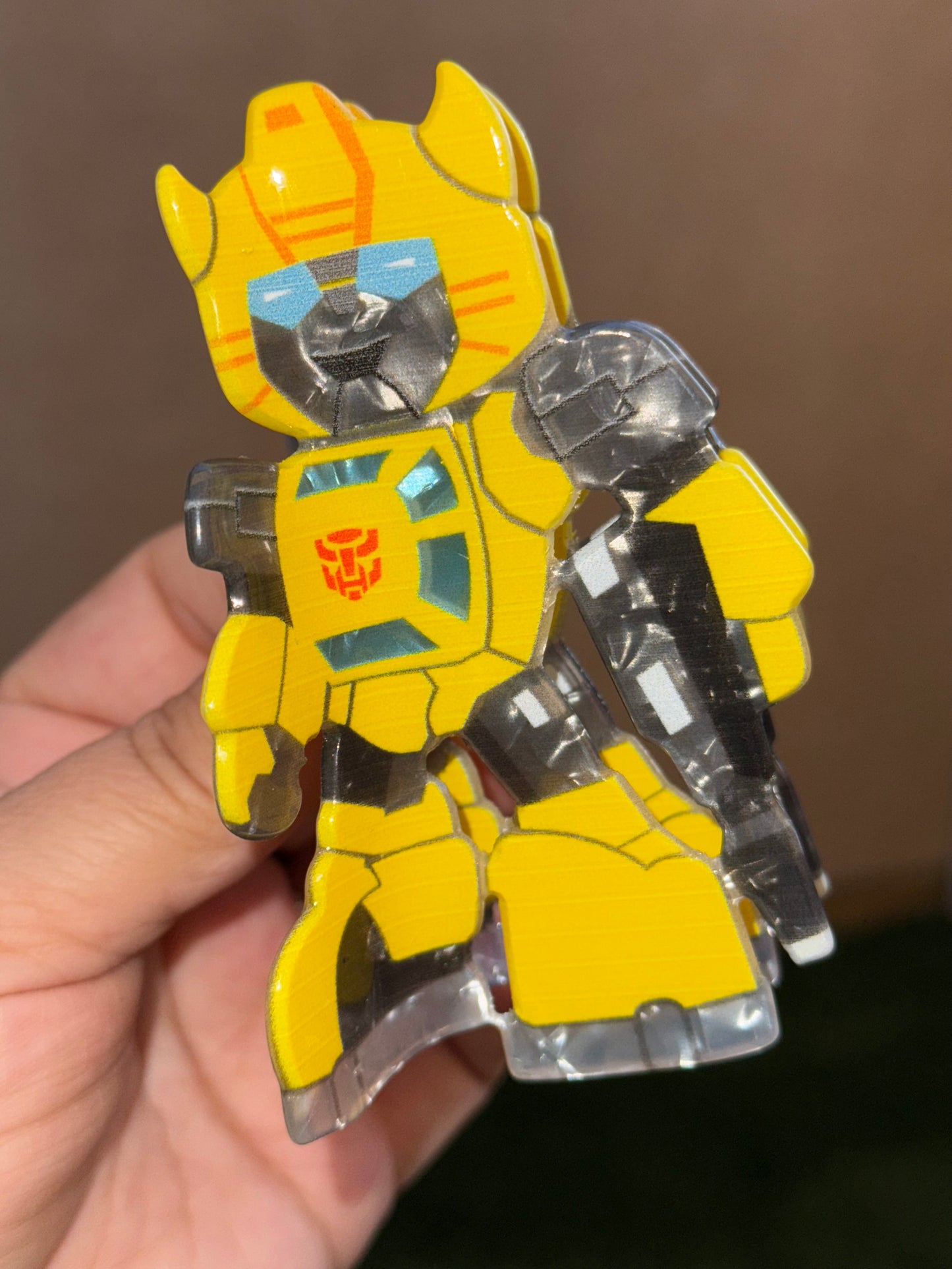 Transformer Bumblebee Inspired Claw Clip