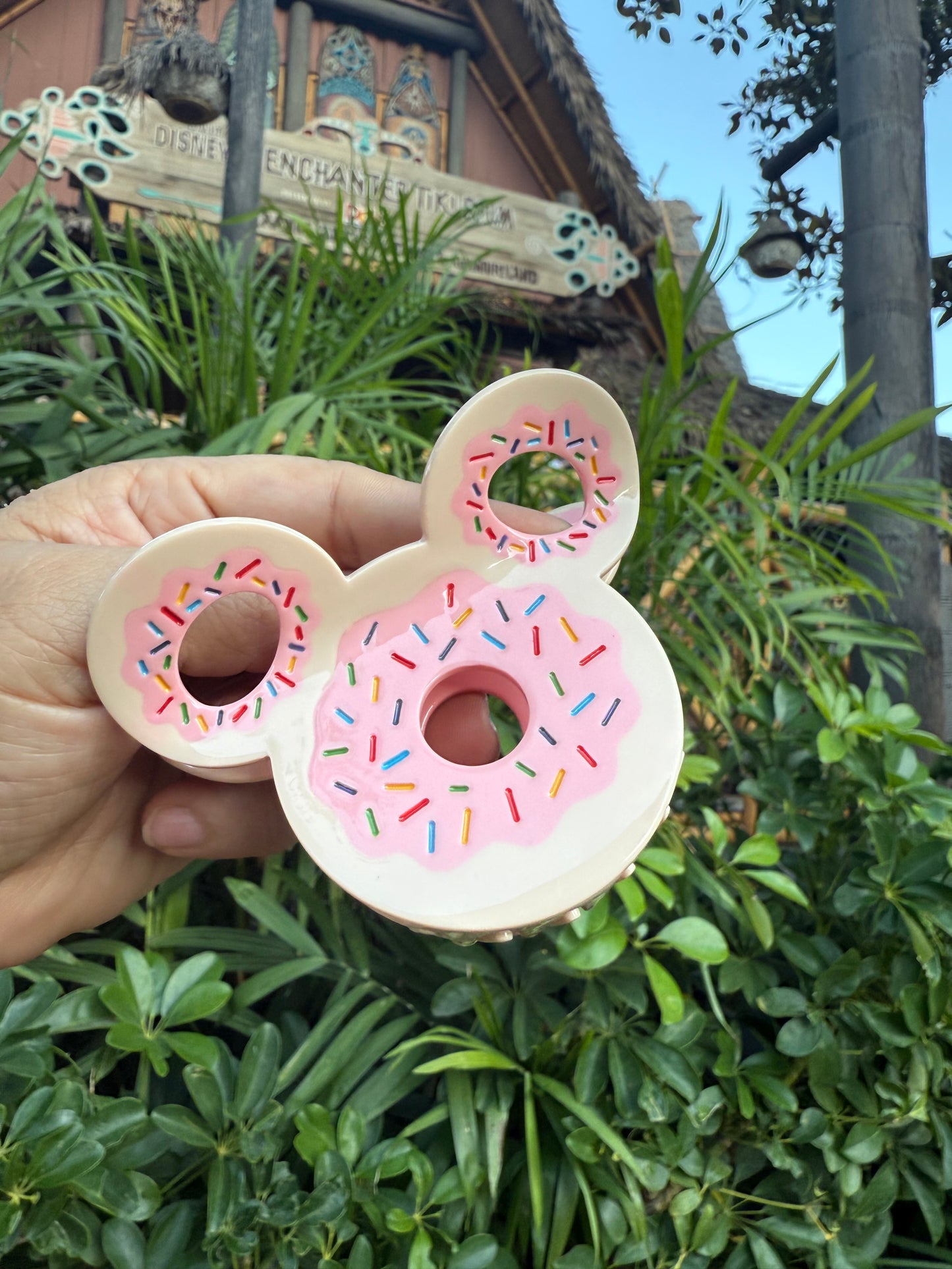 Donut Mouse Claw Clip
