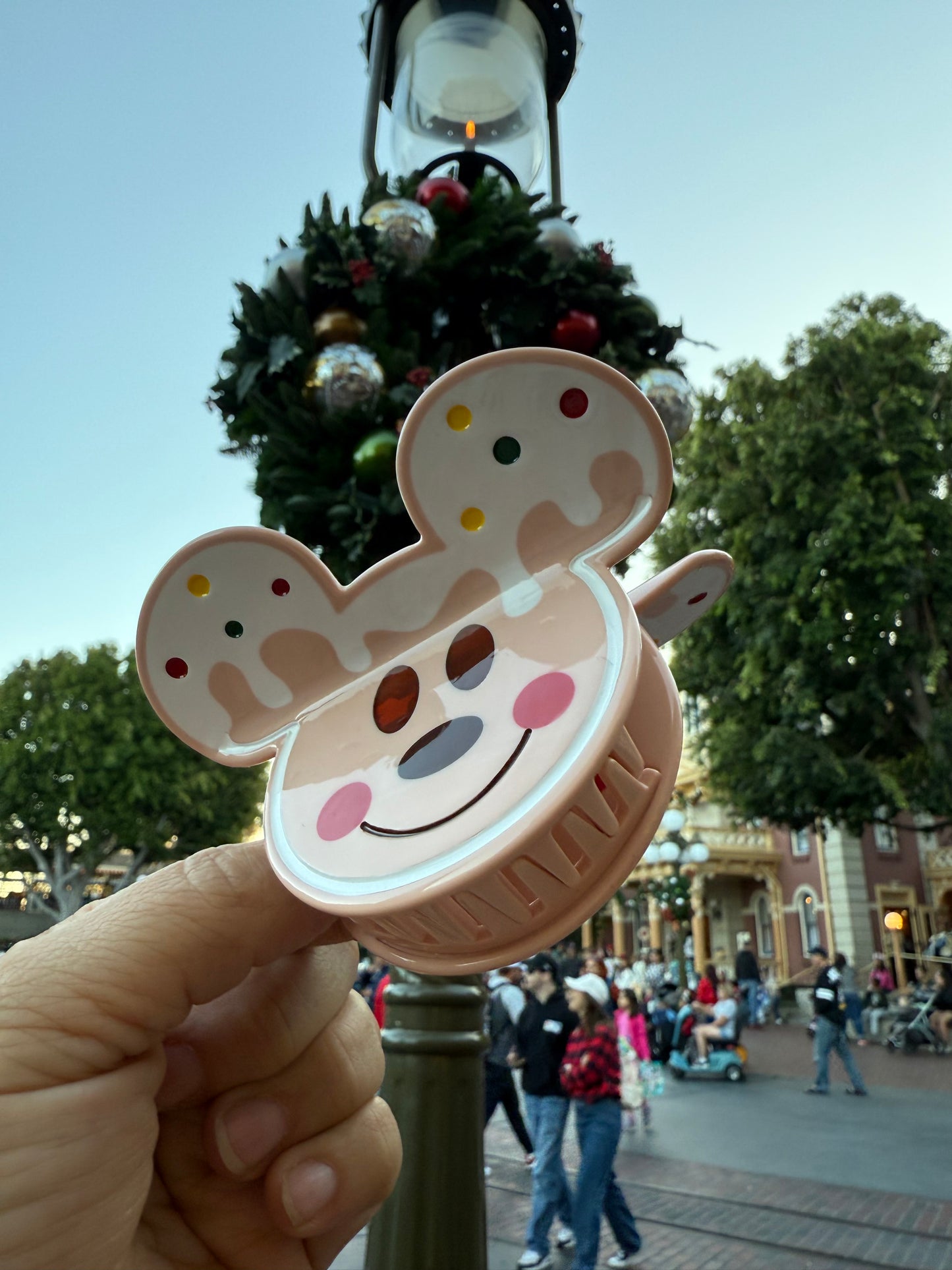 Mouse Gingerbread Claw Clip