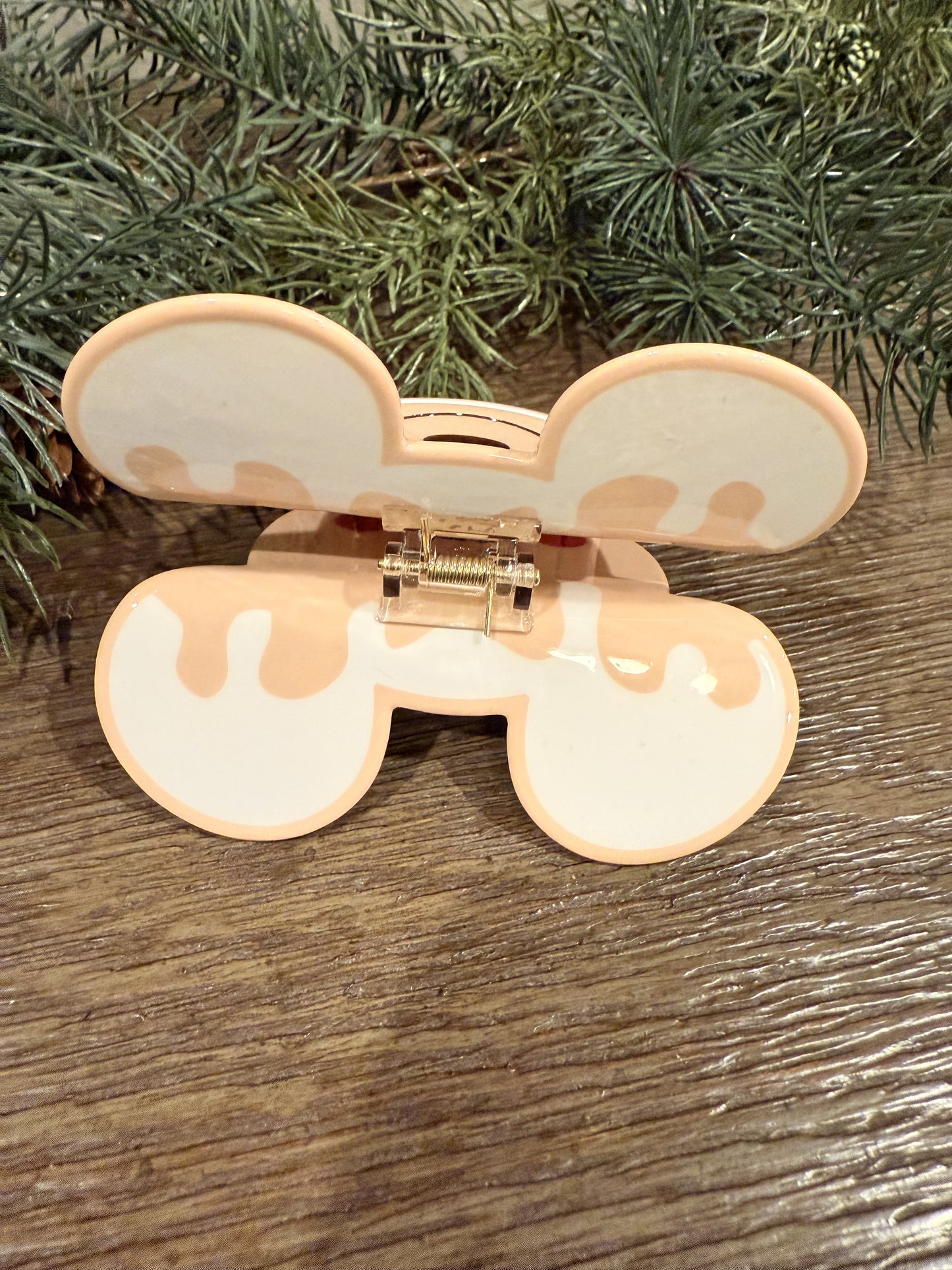 Mouse Gingerbread Claw Clip