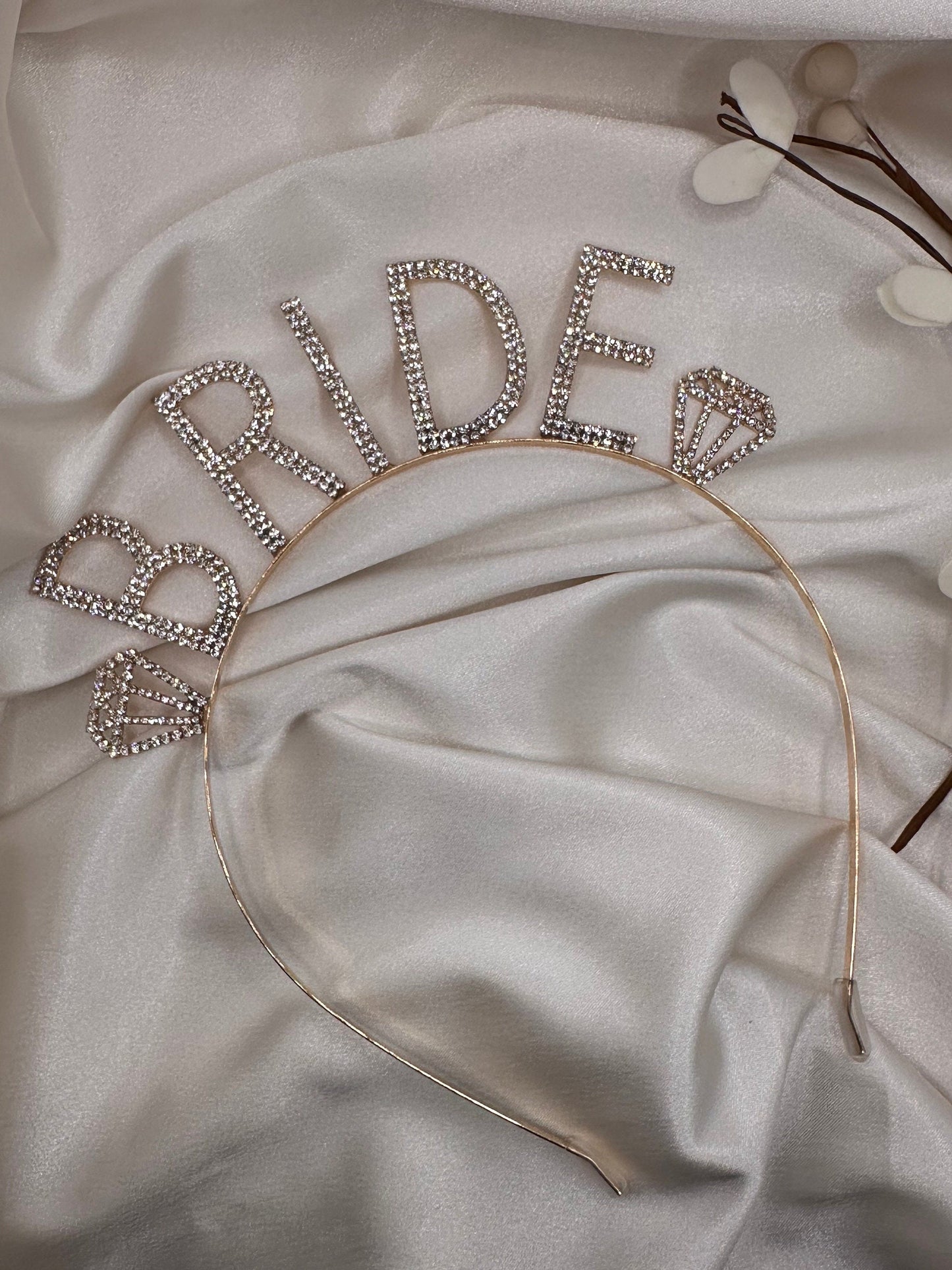 Bride Headpiece, Bachelorrete Tiara, Bridal Shower, Perfect Gift, Bridesmaid, Bridal Gifts, Bridal Party, Rhinestone Tiara, Bride