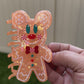 Gingerbread Mickey Claw Clip